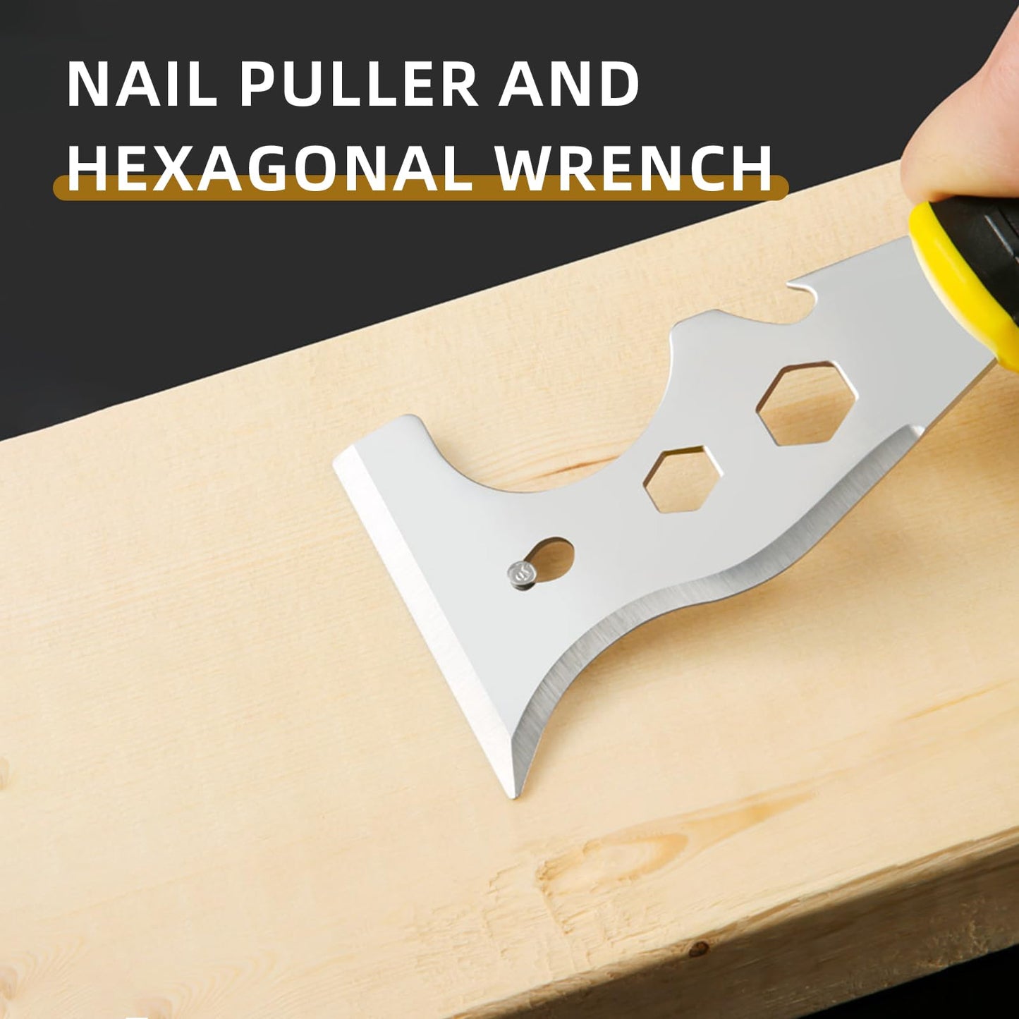 Scraper Tool, Stainless Steel 13-in-1 Painters Tool, Professional Multi Wallpaper Scraper Tool Includes Paint Roller, Straight Scraper, Curved Scraper