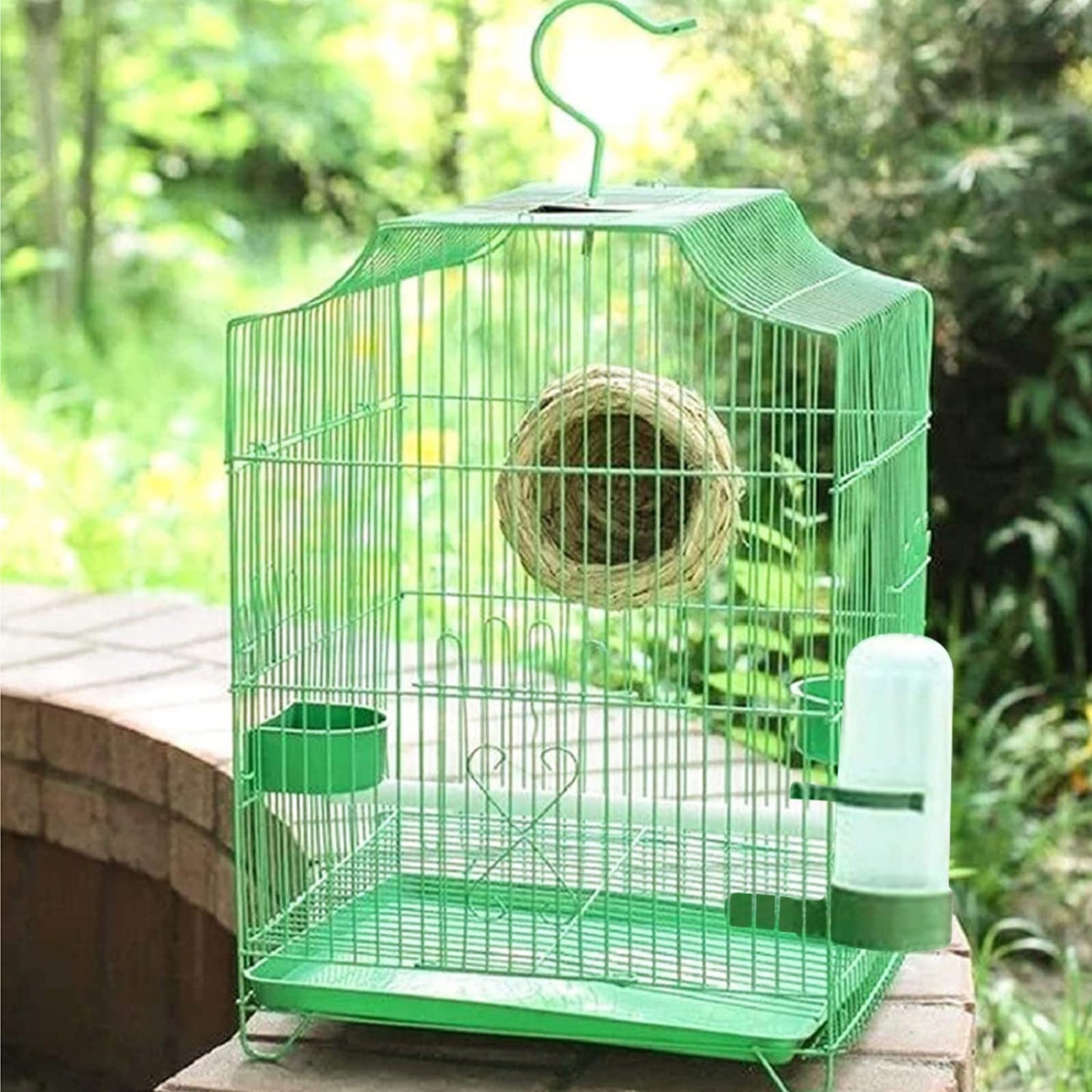 Automatic Water Dispenser | Automatic Bird Feeder | Drinker Container, Water Dispenser Birds Cage for Parrots Budgie Cockatiel Lovebirds